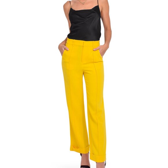 cinq a sept Pants - NWT Cinq A Sept Kris High Waist Pants Pineapple